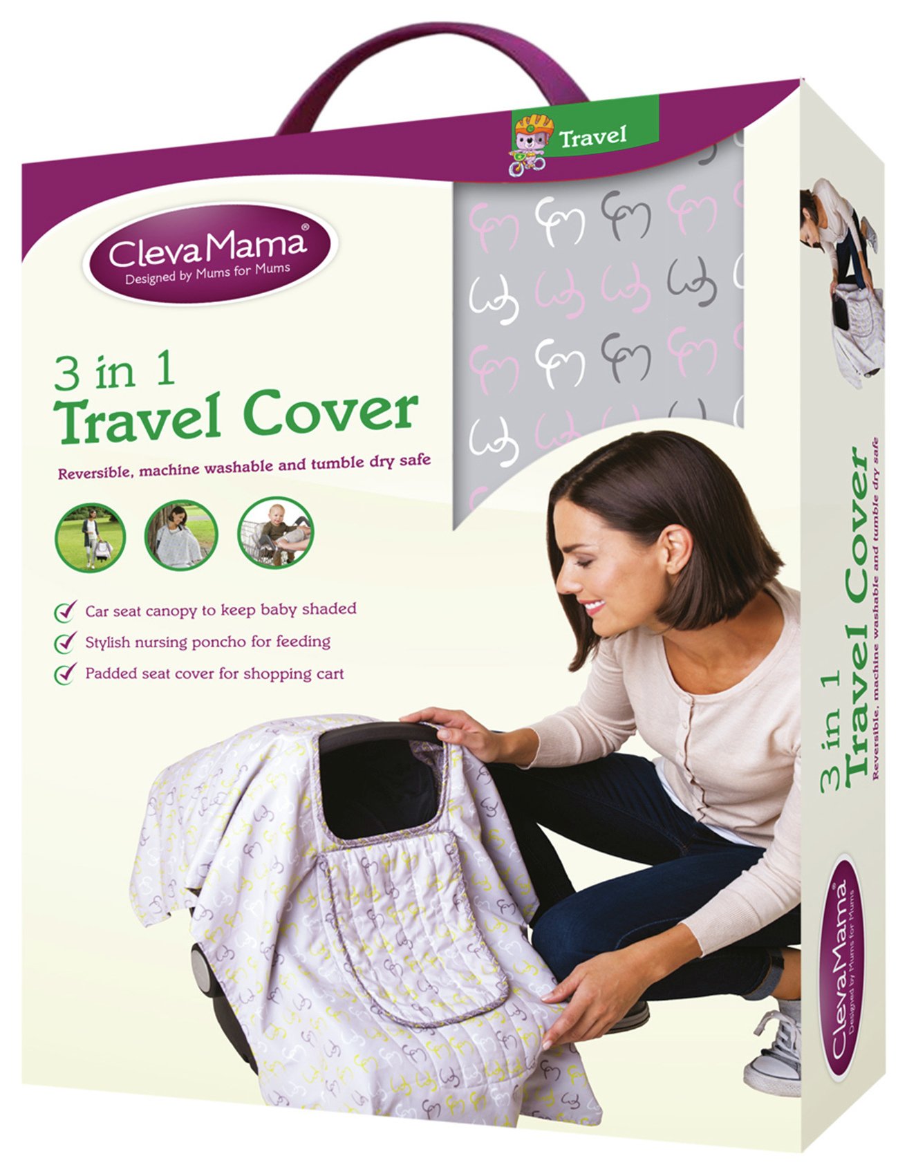 Clevamama 3 in 1 Travel Cover - Rose. Review