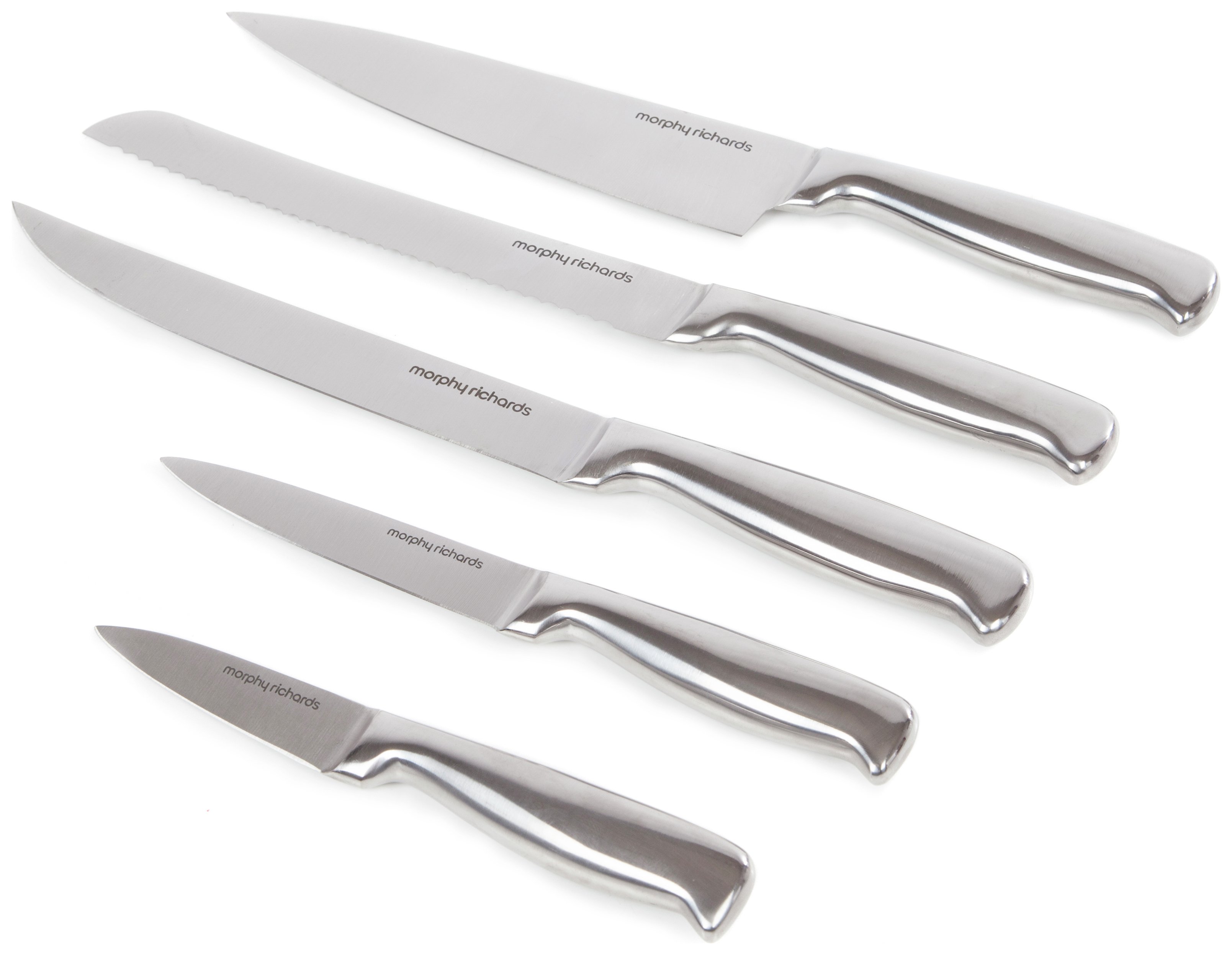 Morphy Richards 5 Piece Knife Block Pebble. Review