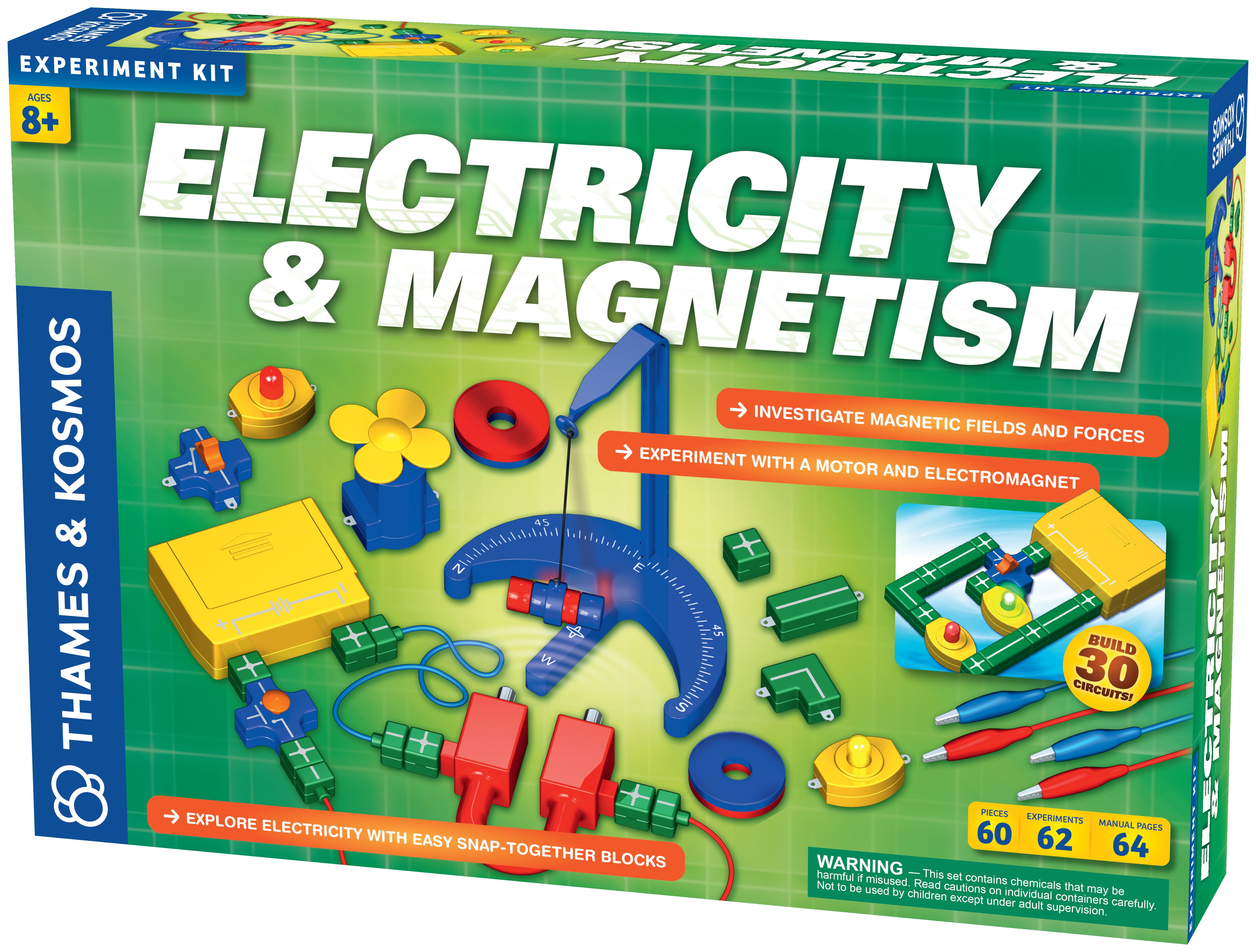 Thames and Kosmos Electricity and Magnetism Kit.