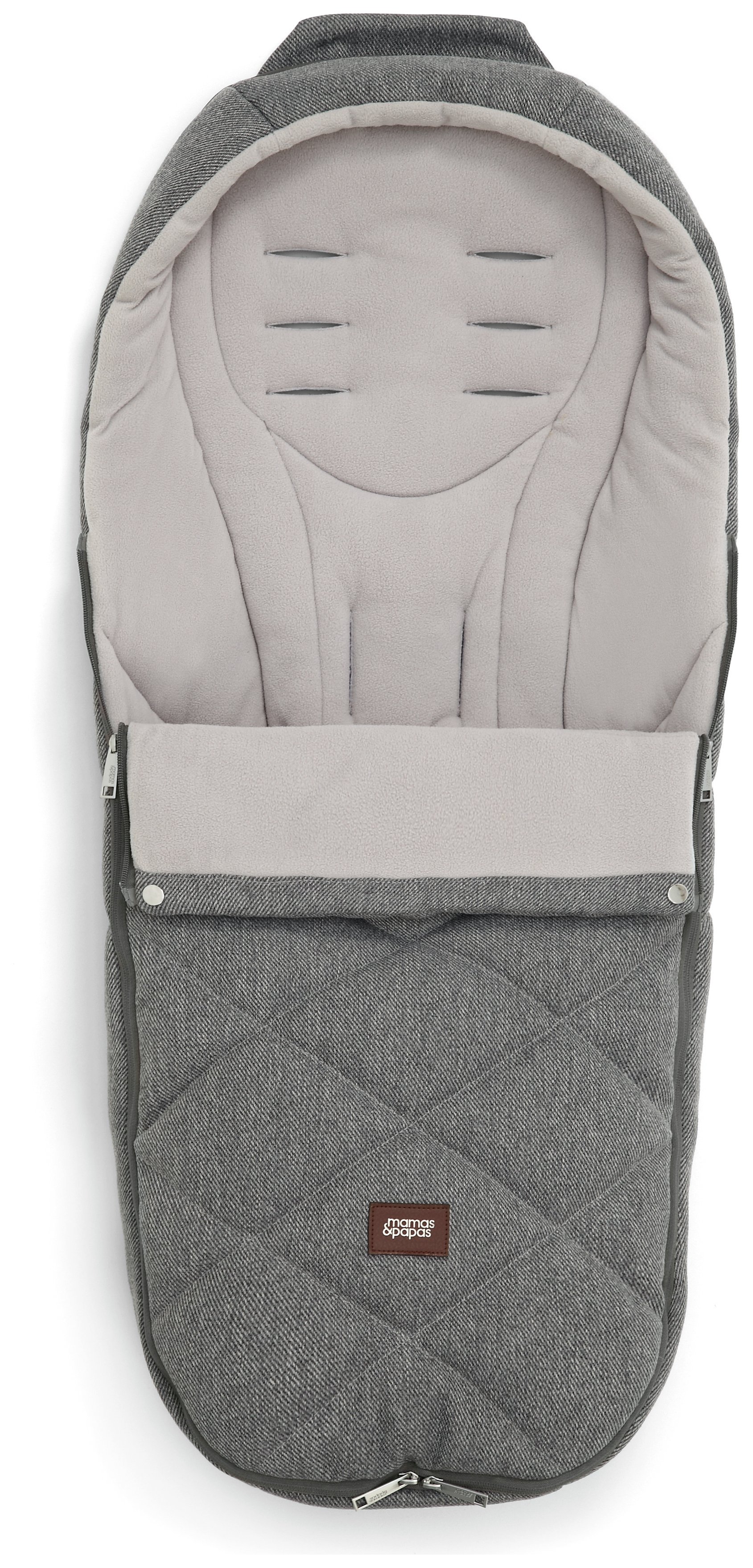 mamas and papas skyline grey footmuff