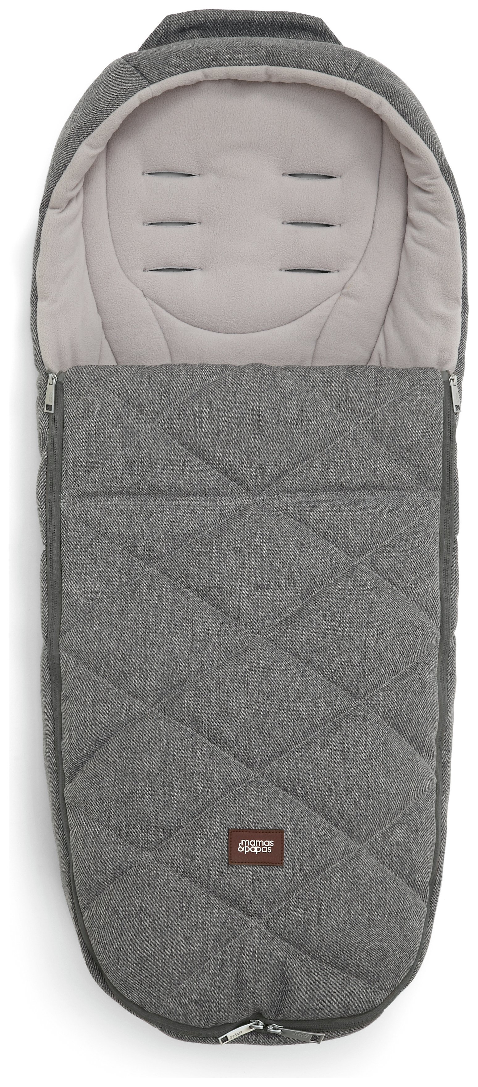 mamas and papas footmuff grey