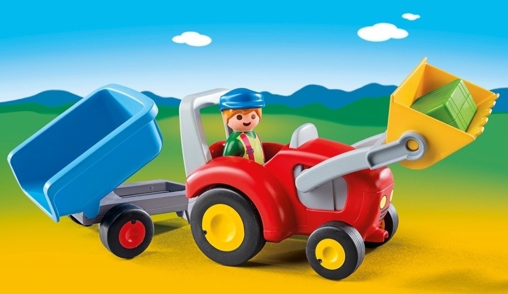 playmobil tractor trailer