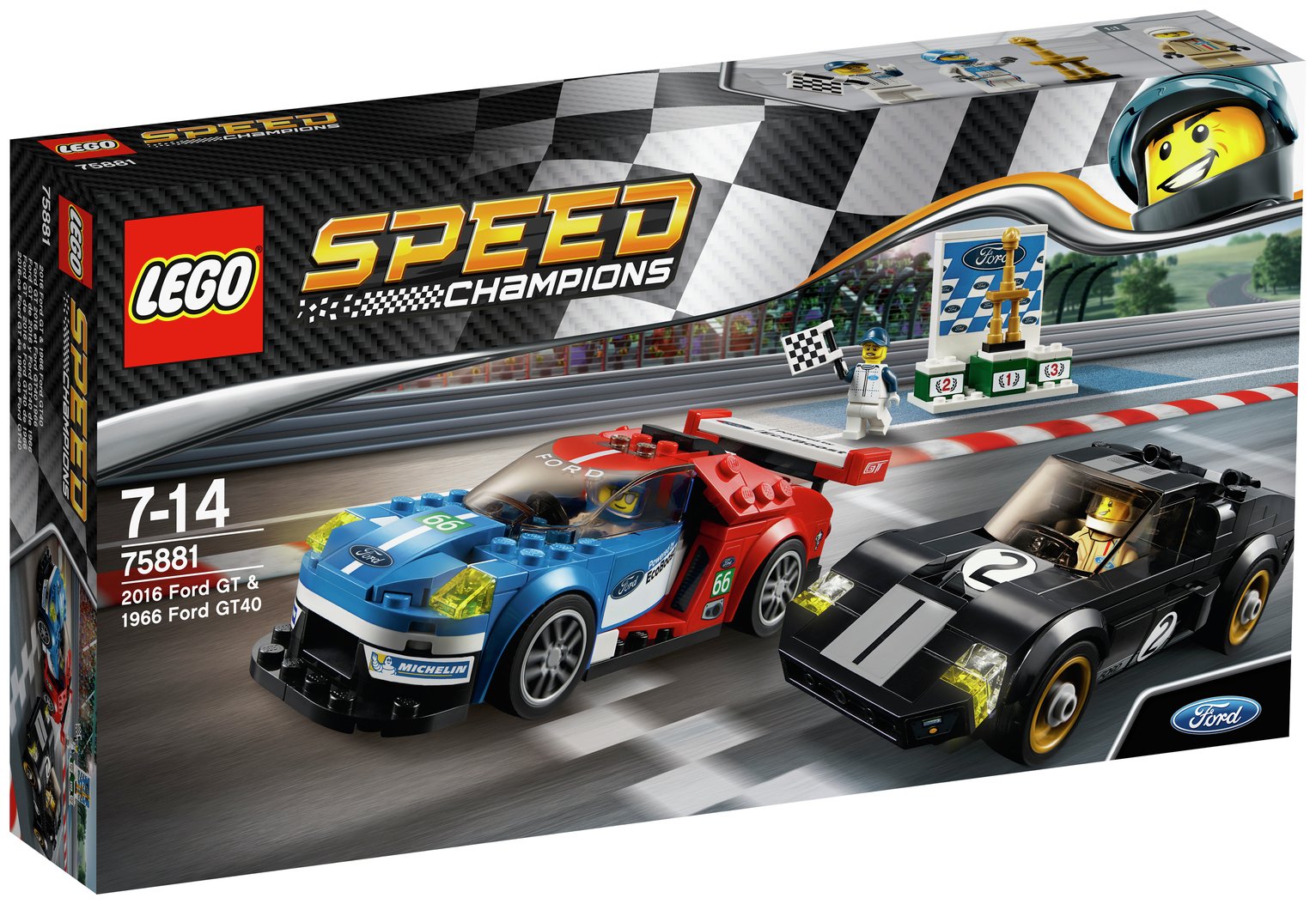 LEGO 2016 Ford GT & 1966 Ford GT40 - 75881