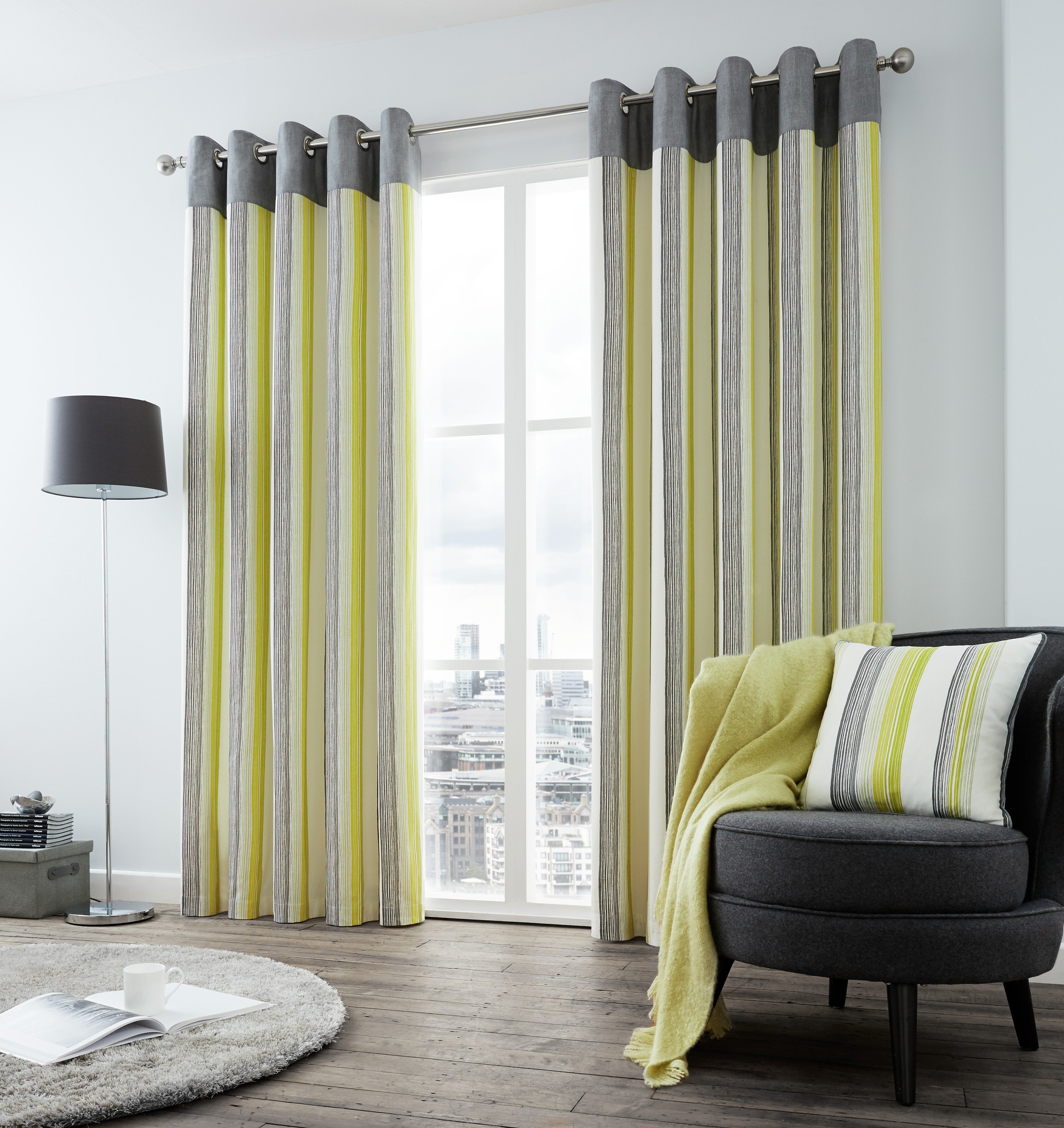 Штора Duoli Jacquard Stripe Curtain 140x 260