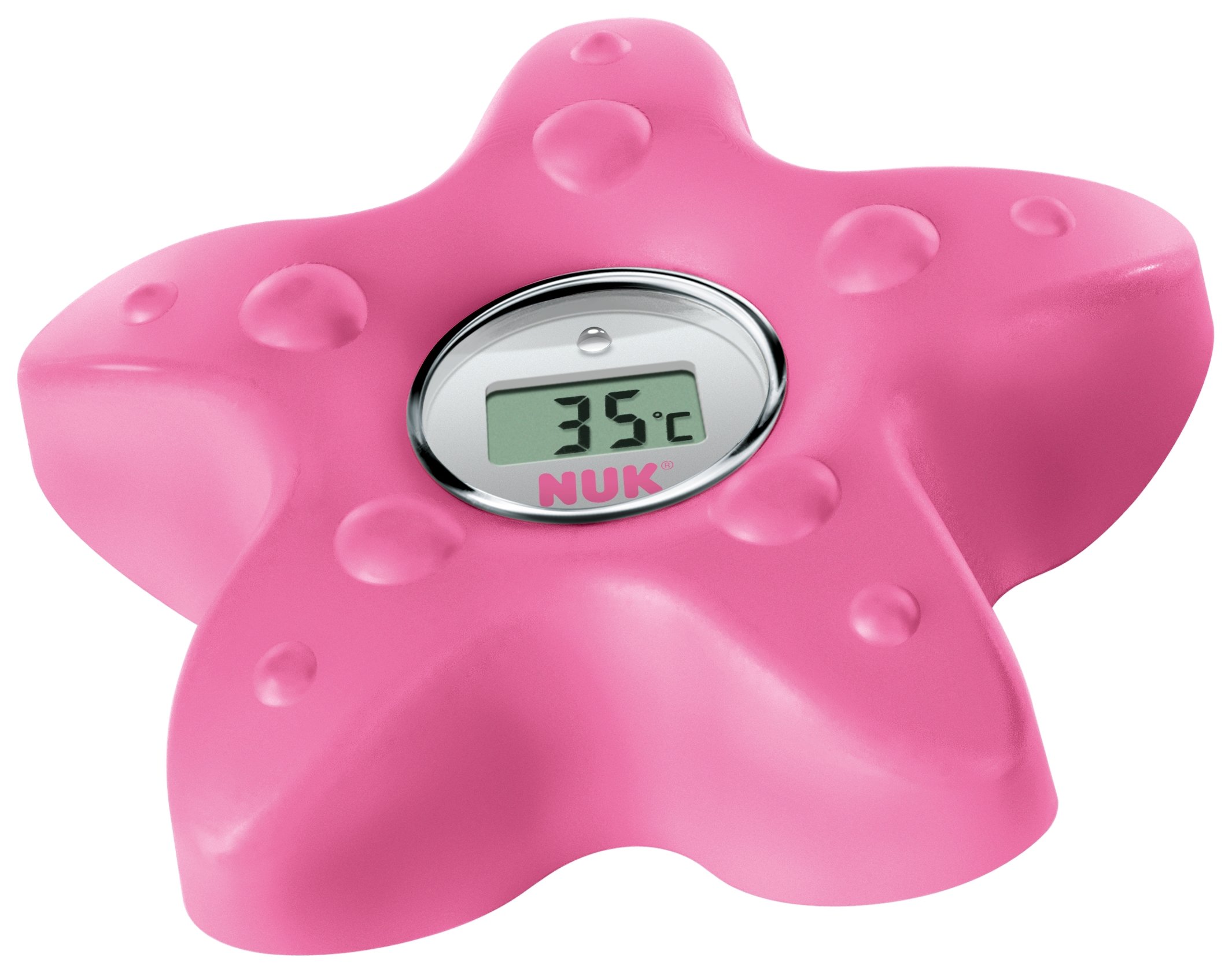 NUK Digital LCD Bath Thermometer – Pink