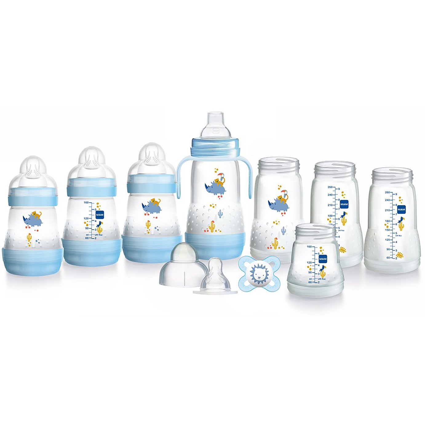 MAM Easy Start Anti-Colic Small Bottle Set - Blue