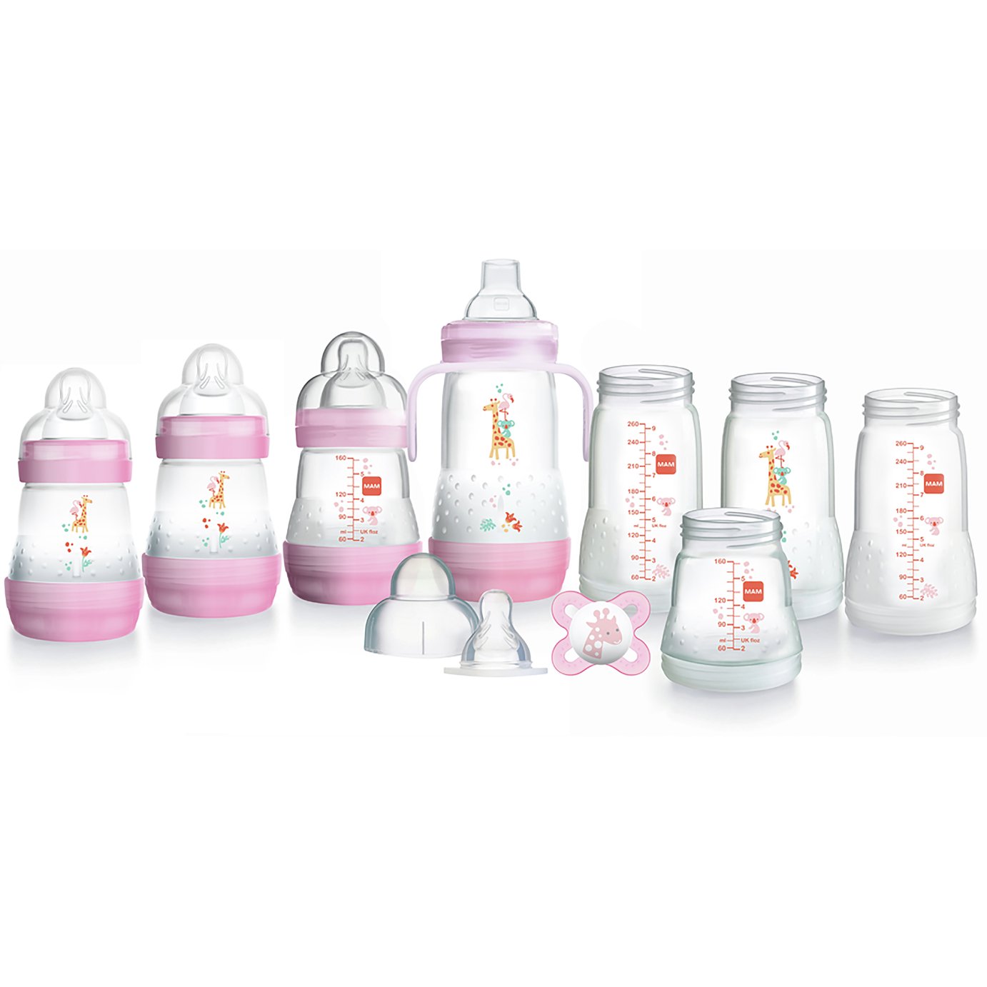 MAM Easy Start Anti-Colic Small Bottle Set - Pink