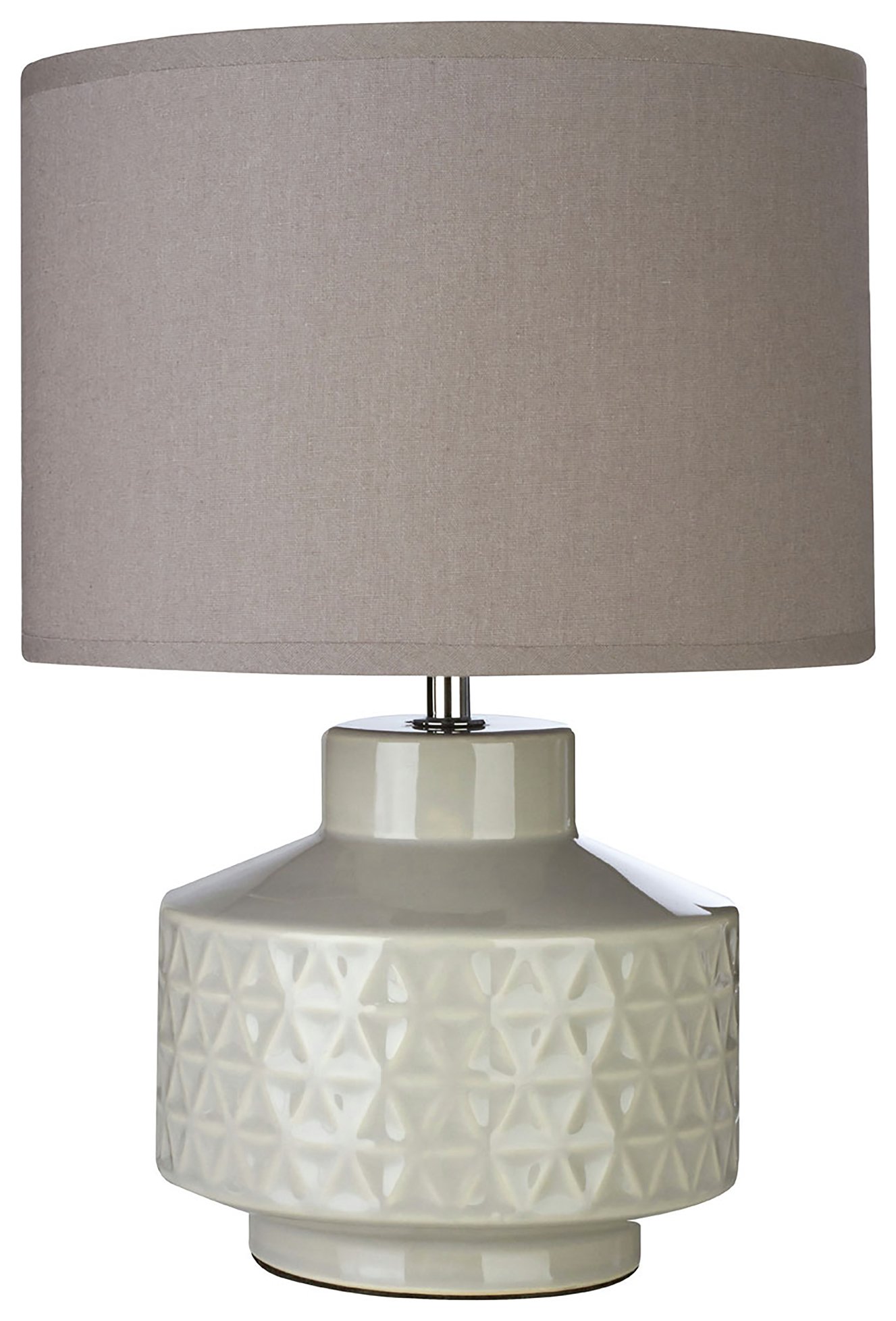 Waverly Ceramic Table Lamp - Grey