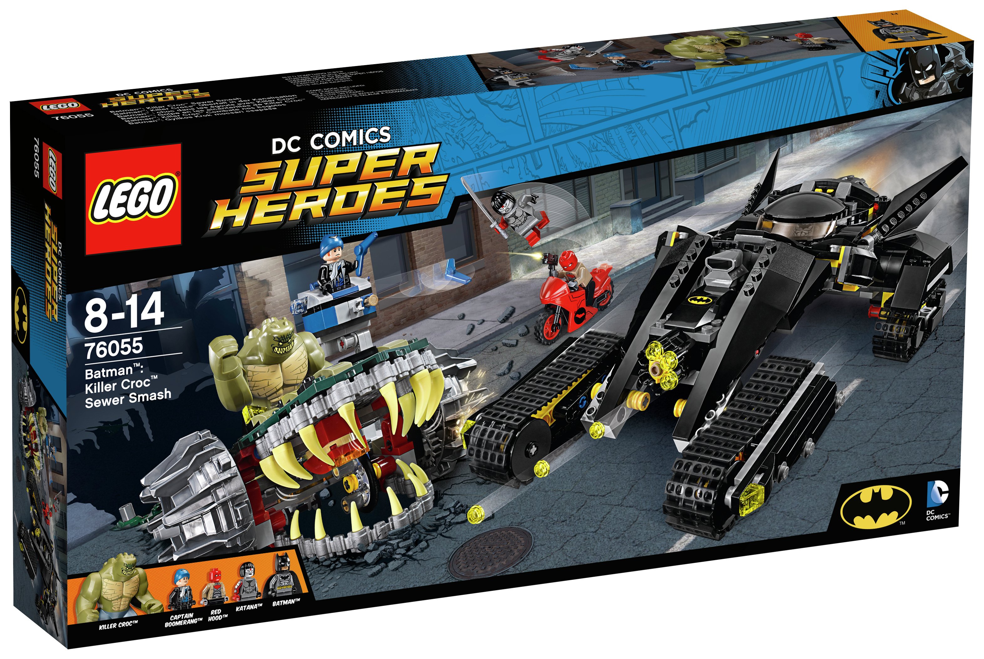LEGO Super Heroes Batman: Killer Croc Sewer Smash - 76055