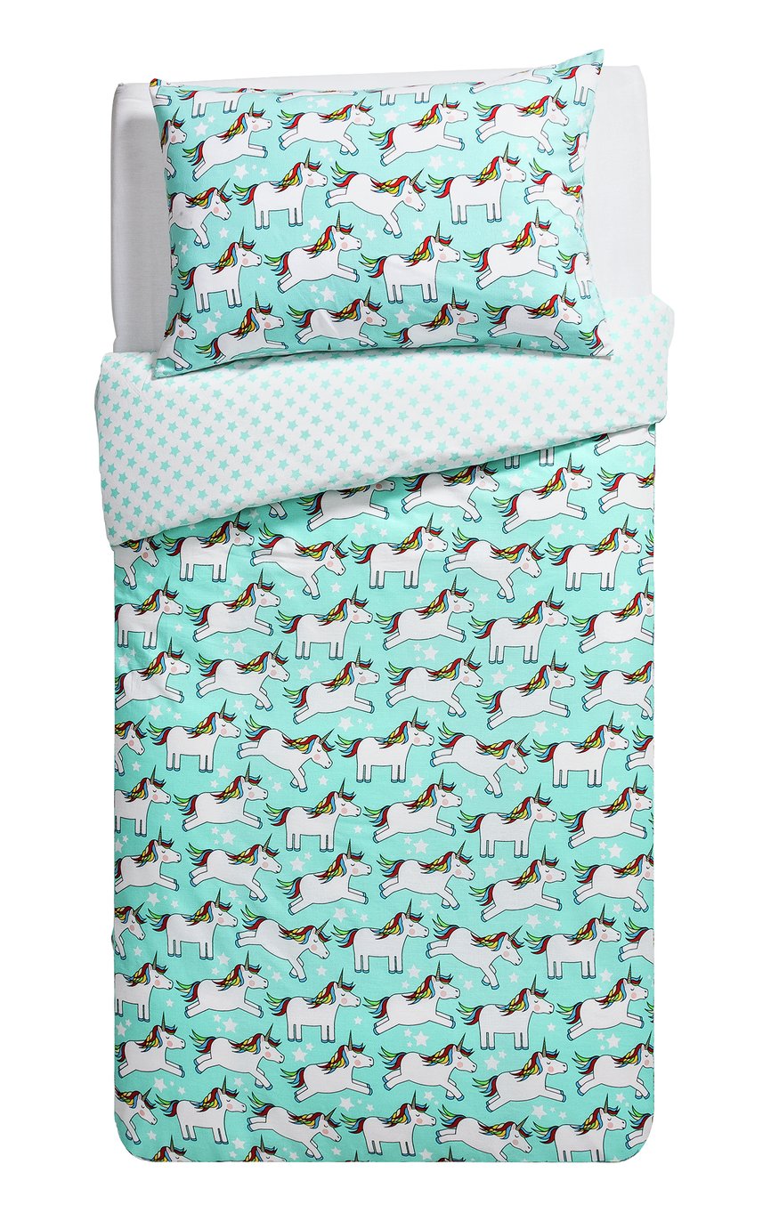 Argos Home Unicorn Bedding Set - Toddler