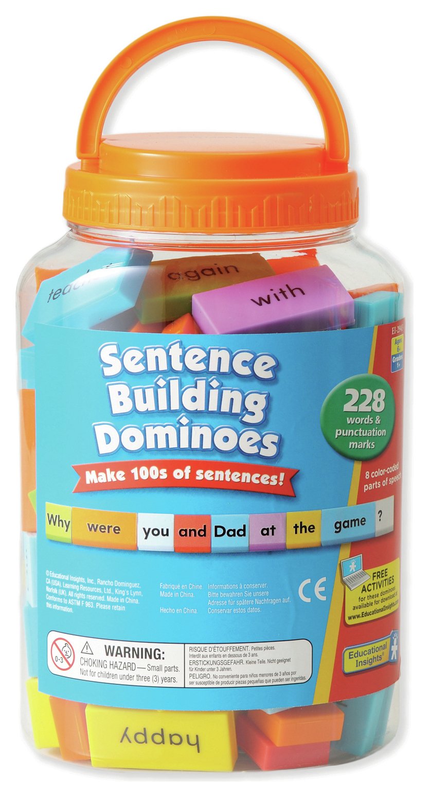 Learning Resources Sentence Building Dominoes