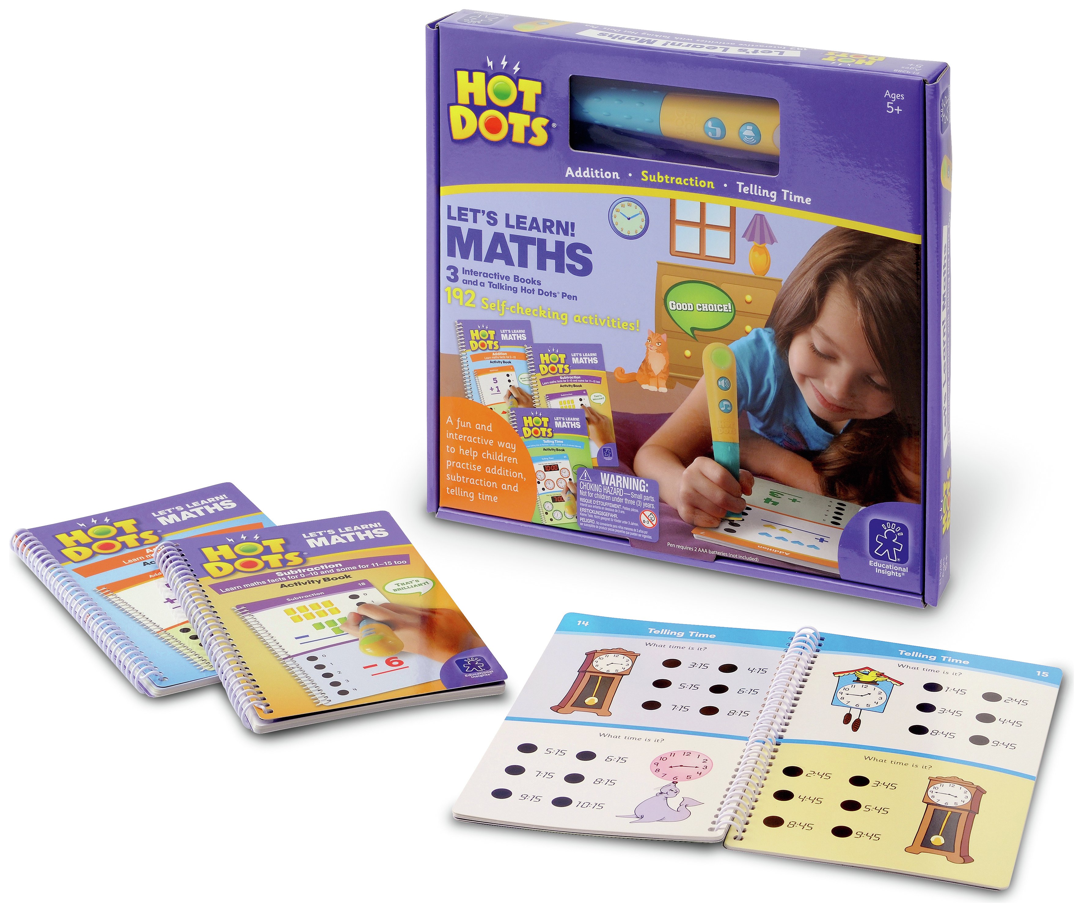 Learning Resources Hot Dots Let's Learn! Maths Set