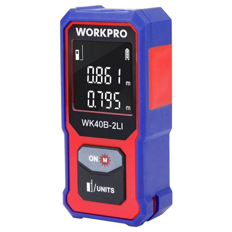 WORKPRO Rechargeable Laser Measure Tape - 40m   0