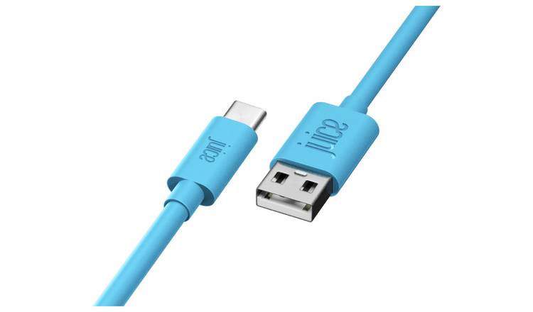 Juice USB to Type C 1m Charging Cable - Aqua
