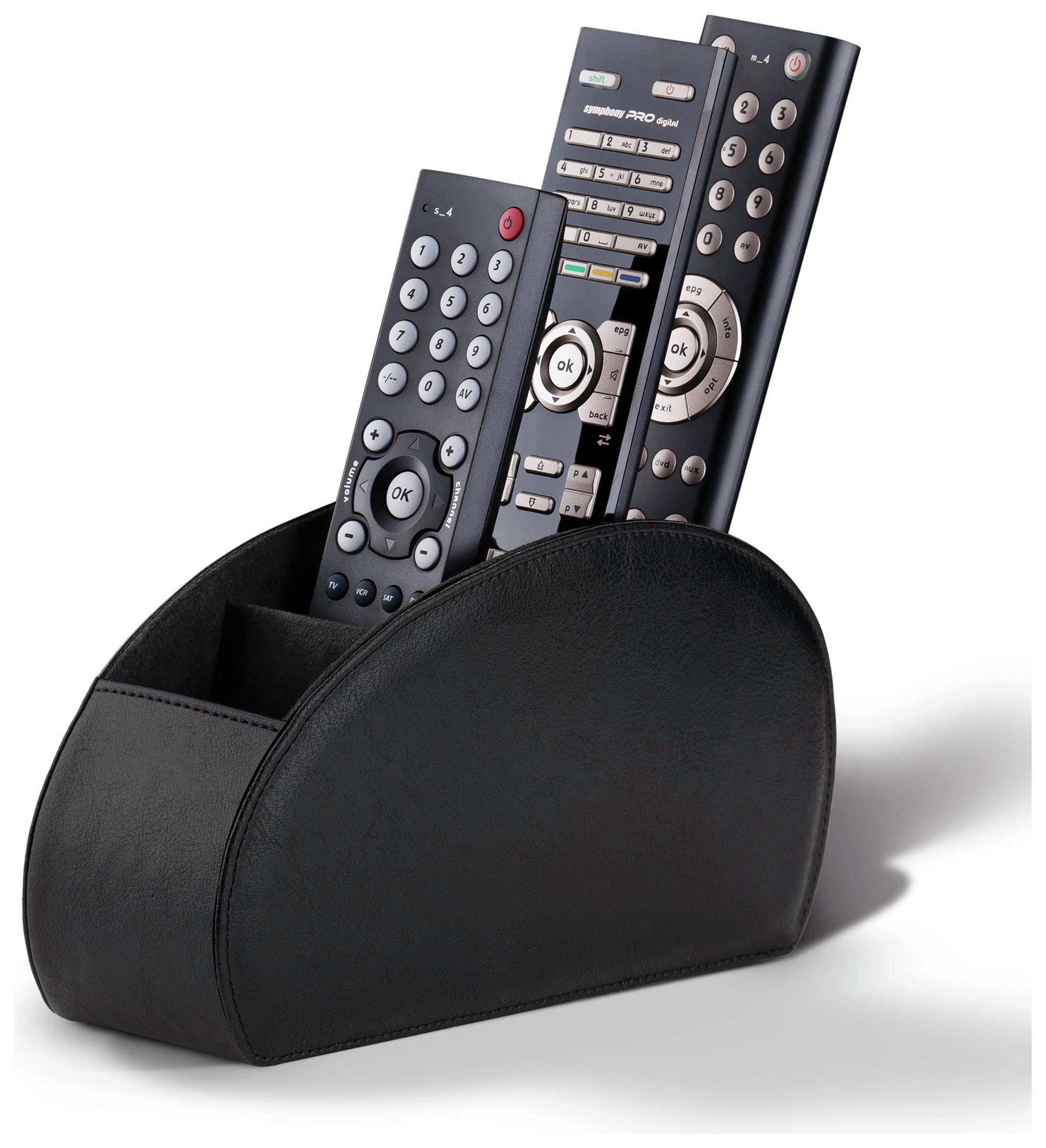 Connected Essentials Luxury Remote Holder - Black