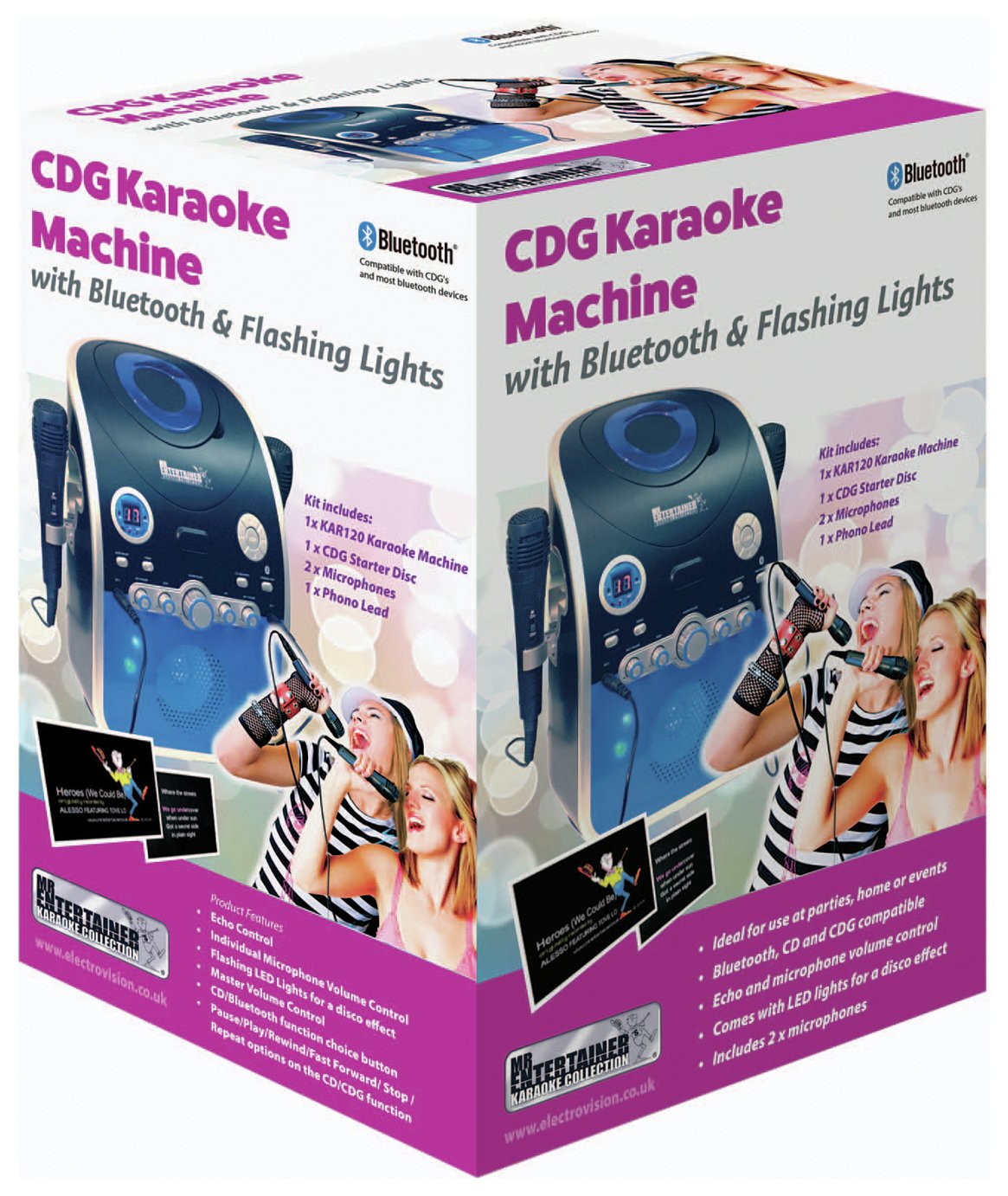Mr Entertainer CDG Bluetooth Karaoke Machine Reviews