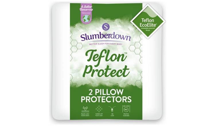 Slumberdown Teflon Protection Pillow Protector Pair