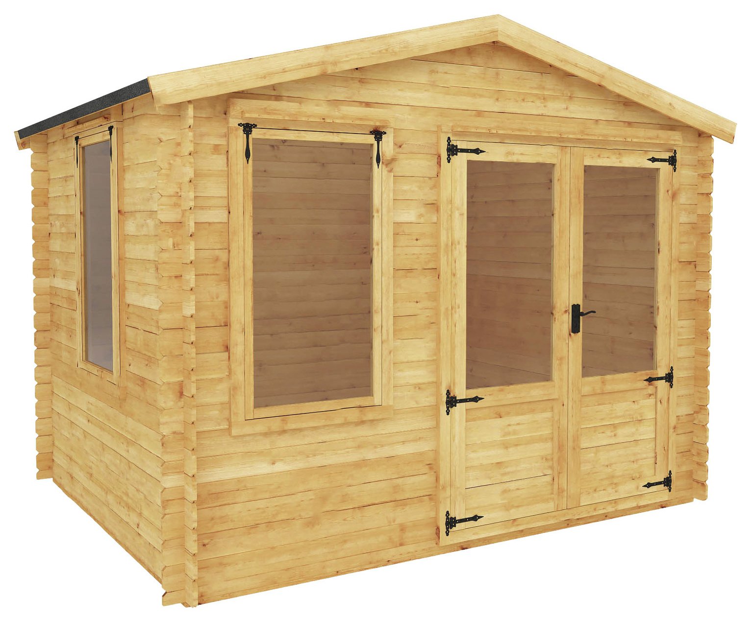 Mercia 3.3m x 2.6m Garden Log Cabin. review