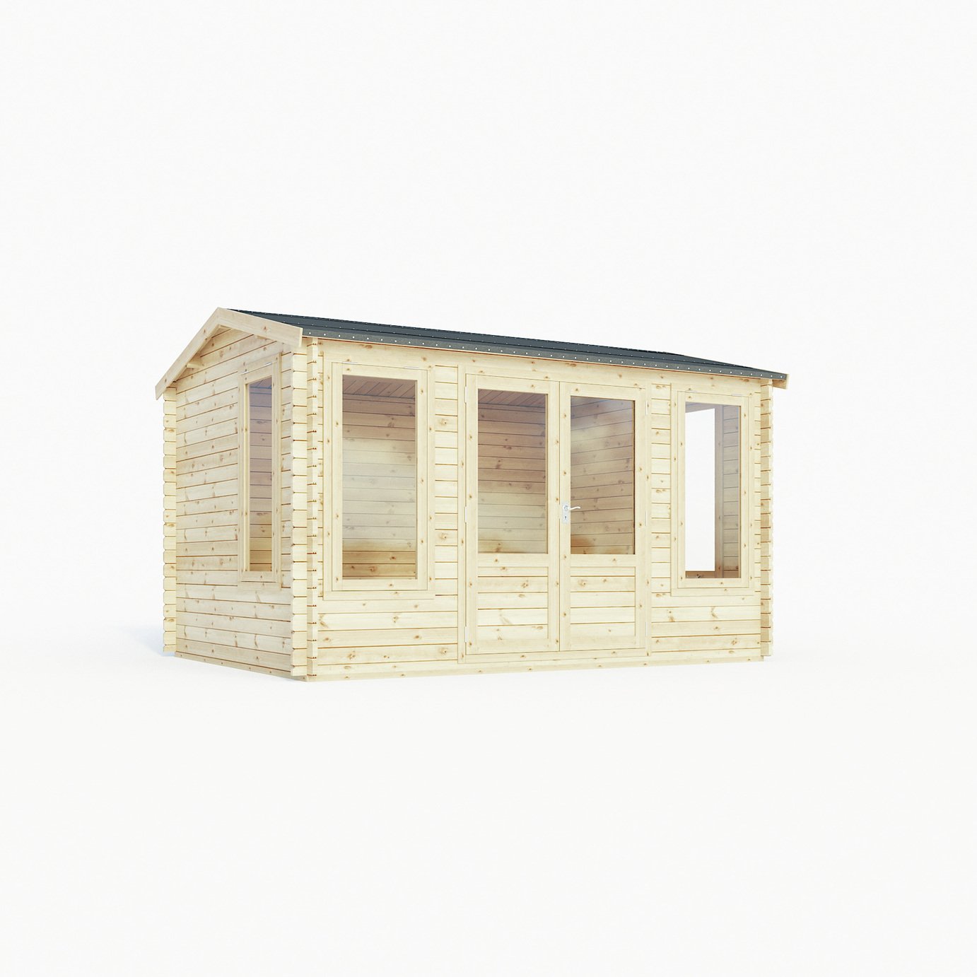 Mercia 4m x 3m Home Office Log Cabin.