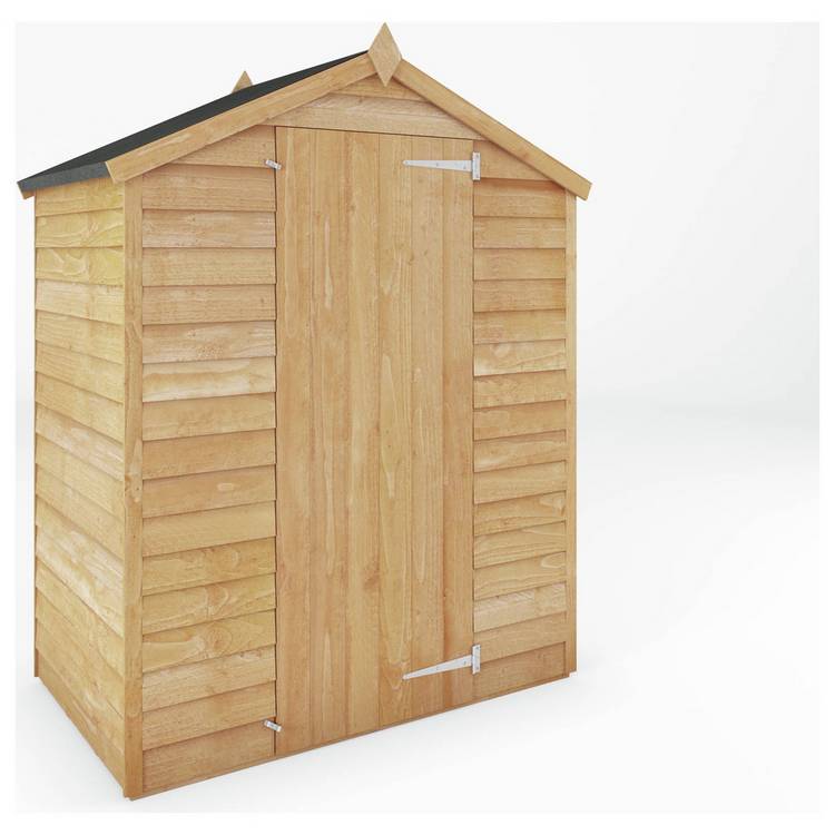 Mercia Wooden Overlap Wooden Shed 5 x 3ft 0