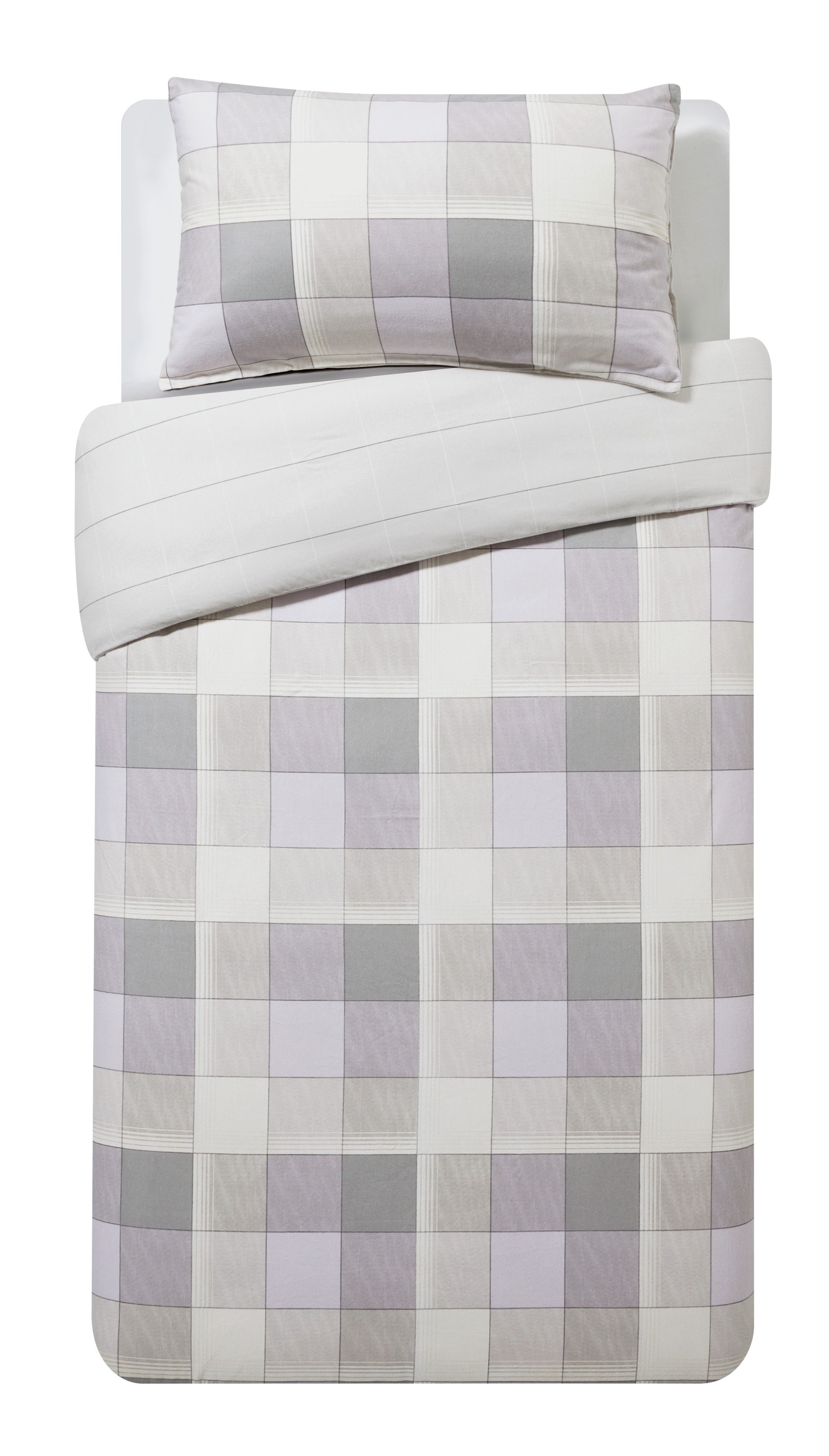 Collection Louis Blush Brushed Cotton Bedding Set Single. (6865397