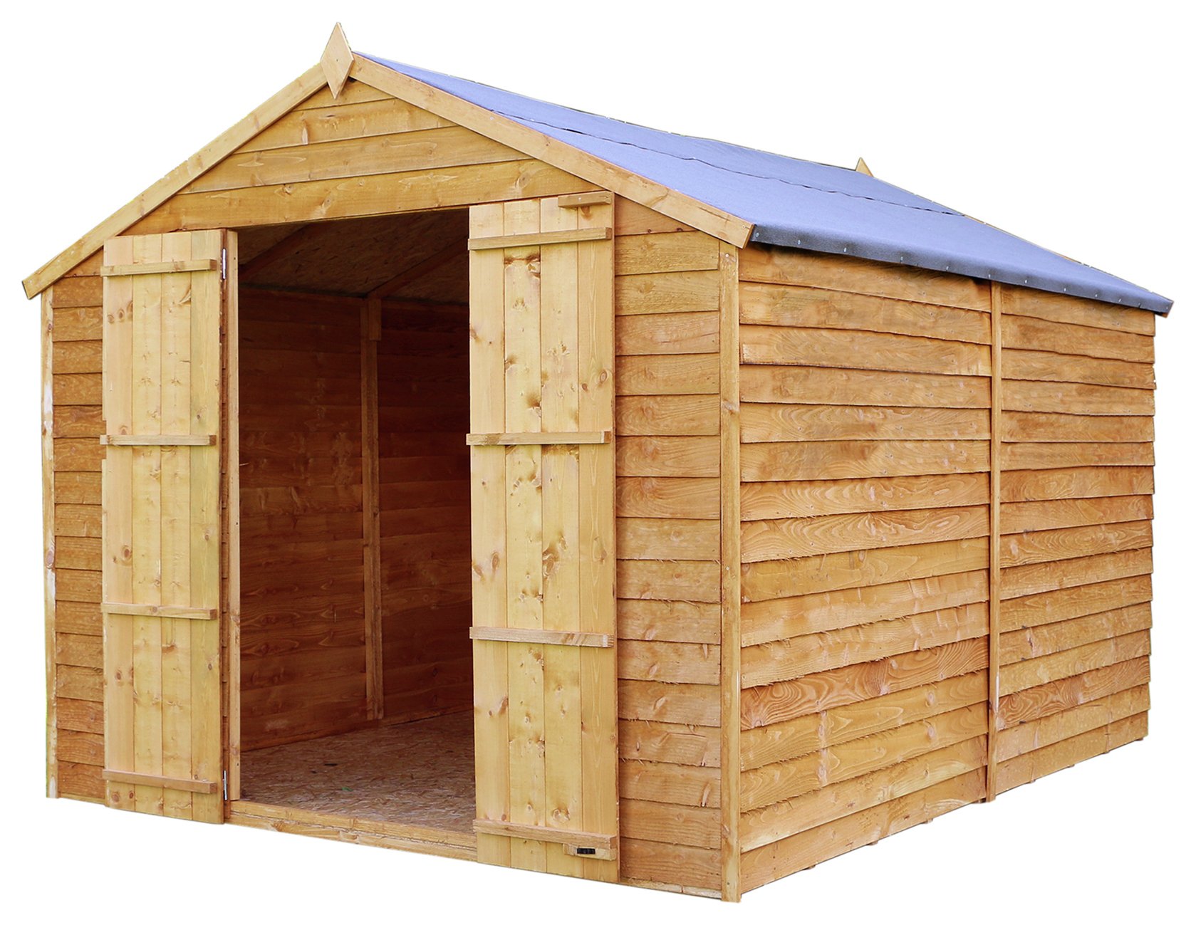 Mercia 12ft x 8ft Overlap Windowless Shed. Review