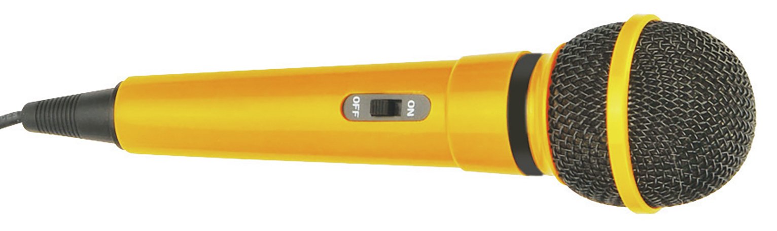 Mr Entertainer Handheld Karaoke Microphone - Yellow.