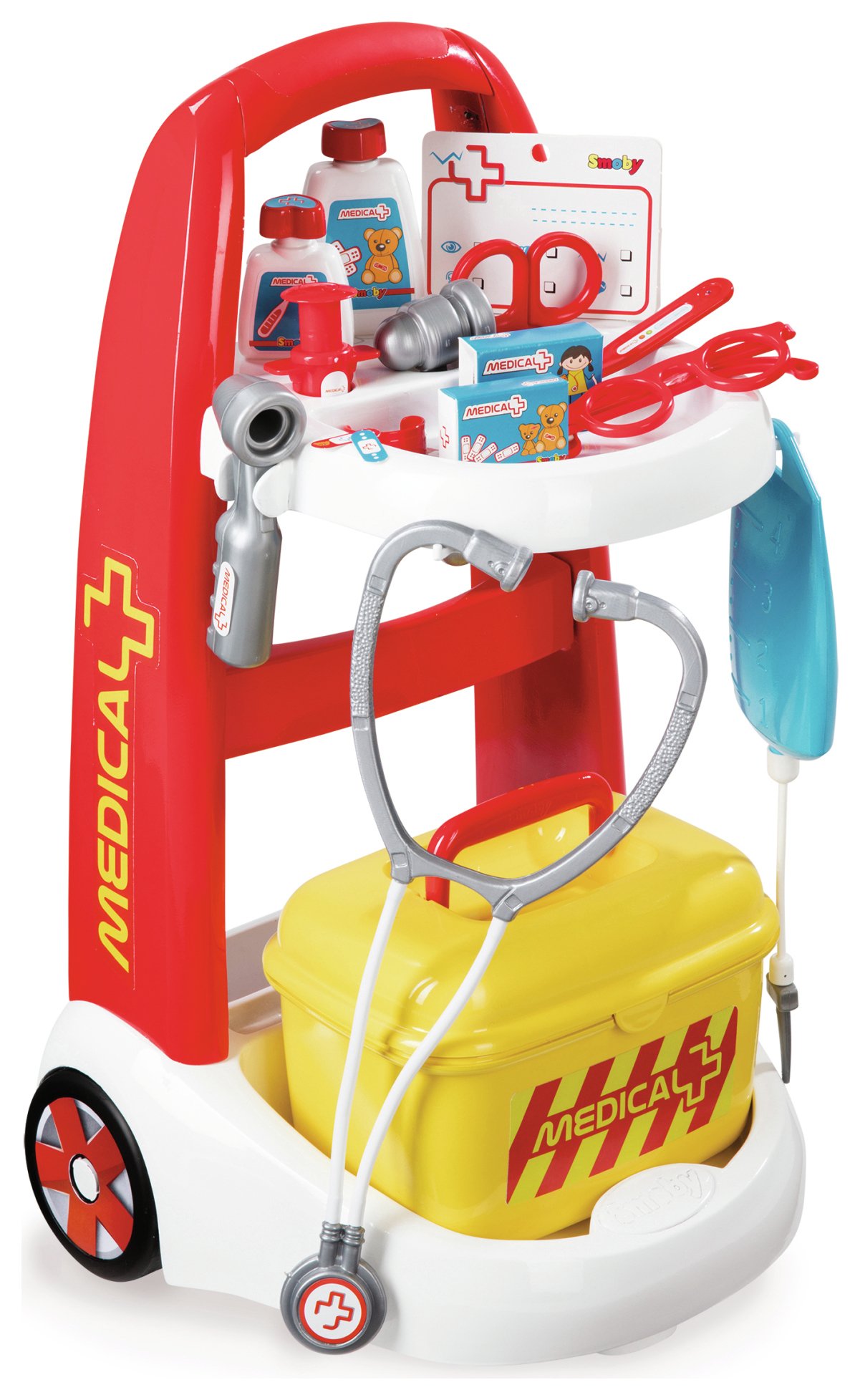 Smoby Medical Rescue Trolley.