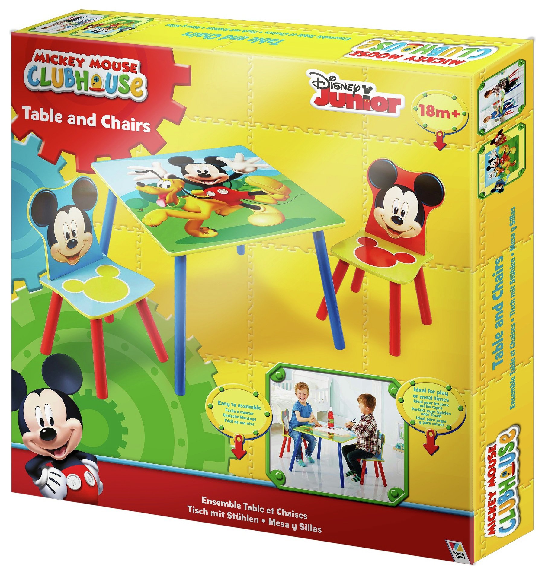 Disney Mickey Mouse Table and 2 Chairs at Argos Reviews