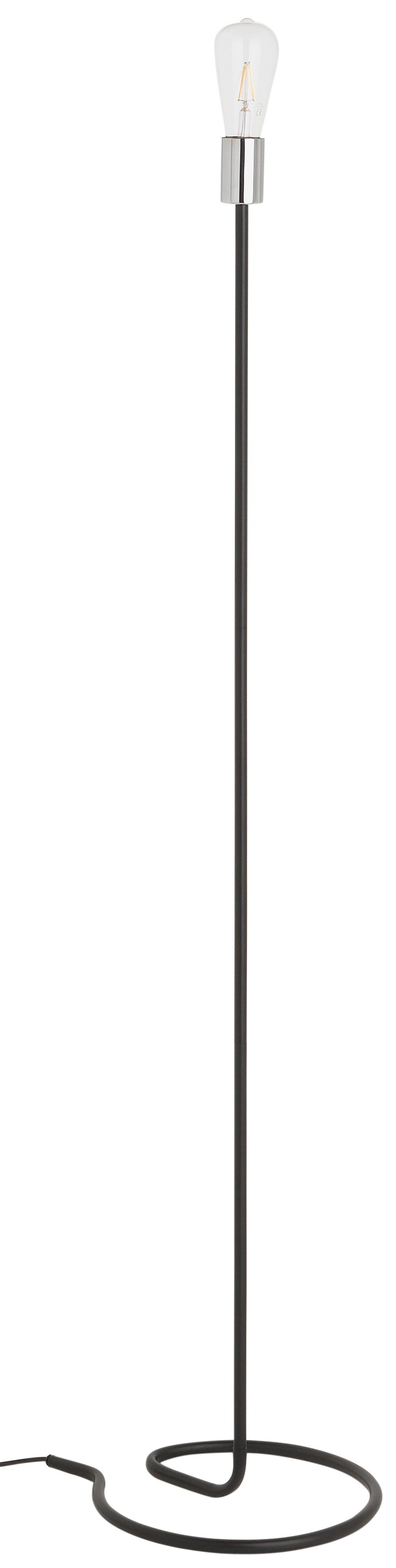 Argos Home Spiralle Floor Lamp - Black & Chrome