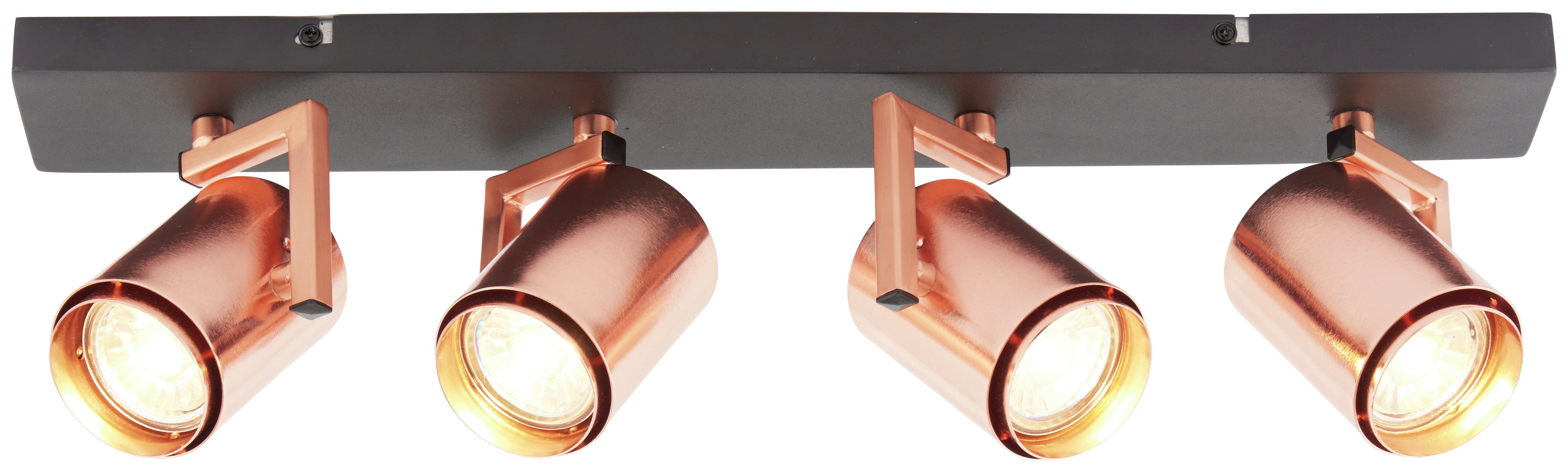 Argos Home Cole 4 Light Spotlight - Black & Copper