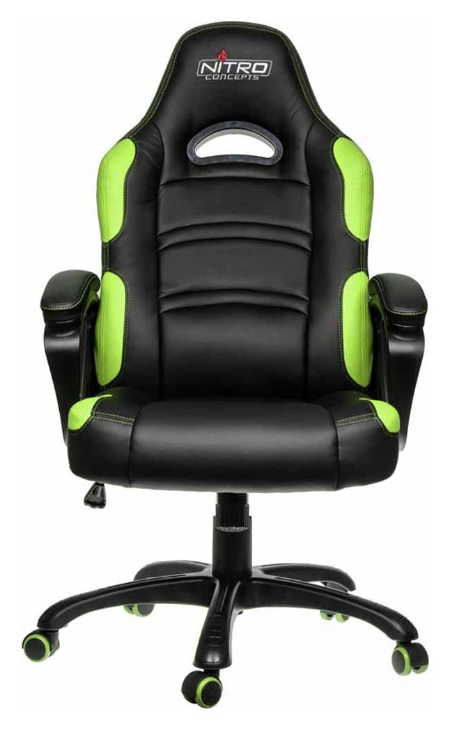 Nitro Concepts C80 Comfort Gaming Chair - Black / Green