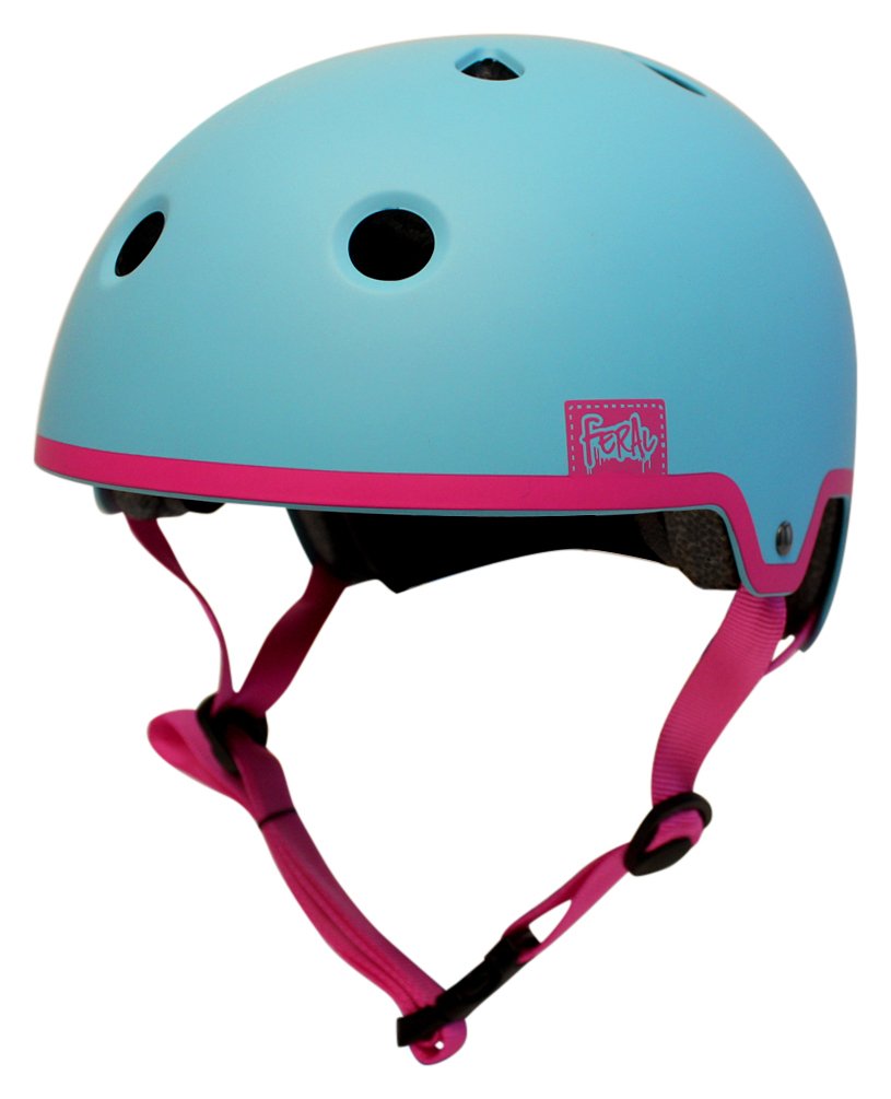 Feral 55-58cm Bike Helmet - Blue & Pink (6873224) 