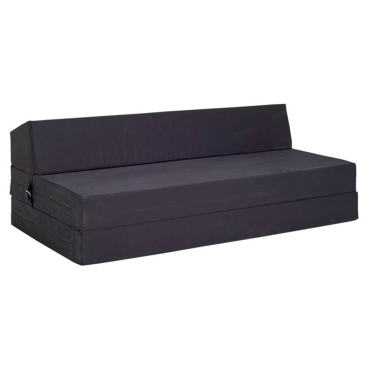 Kaikoo Double Fabric Chairbed - Jet Black 0