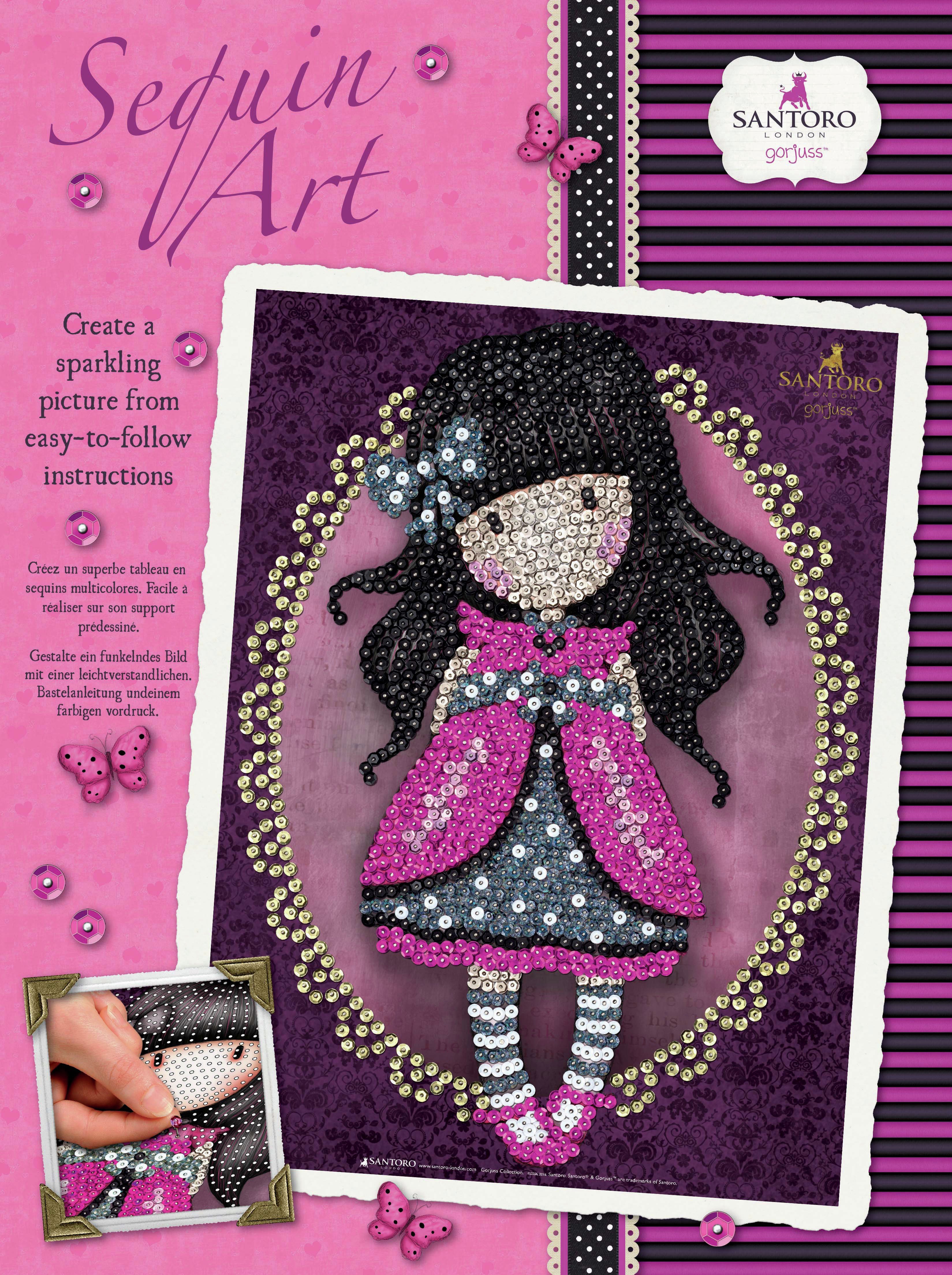 Sequin Art Gorjuss Ladybird Kit. review