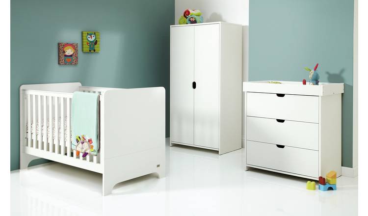 Buy Mamas Papas Rocco 3 Piece Set White Nursery Furniture