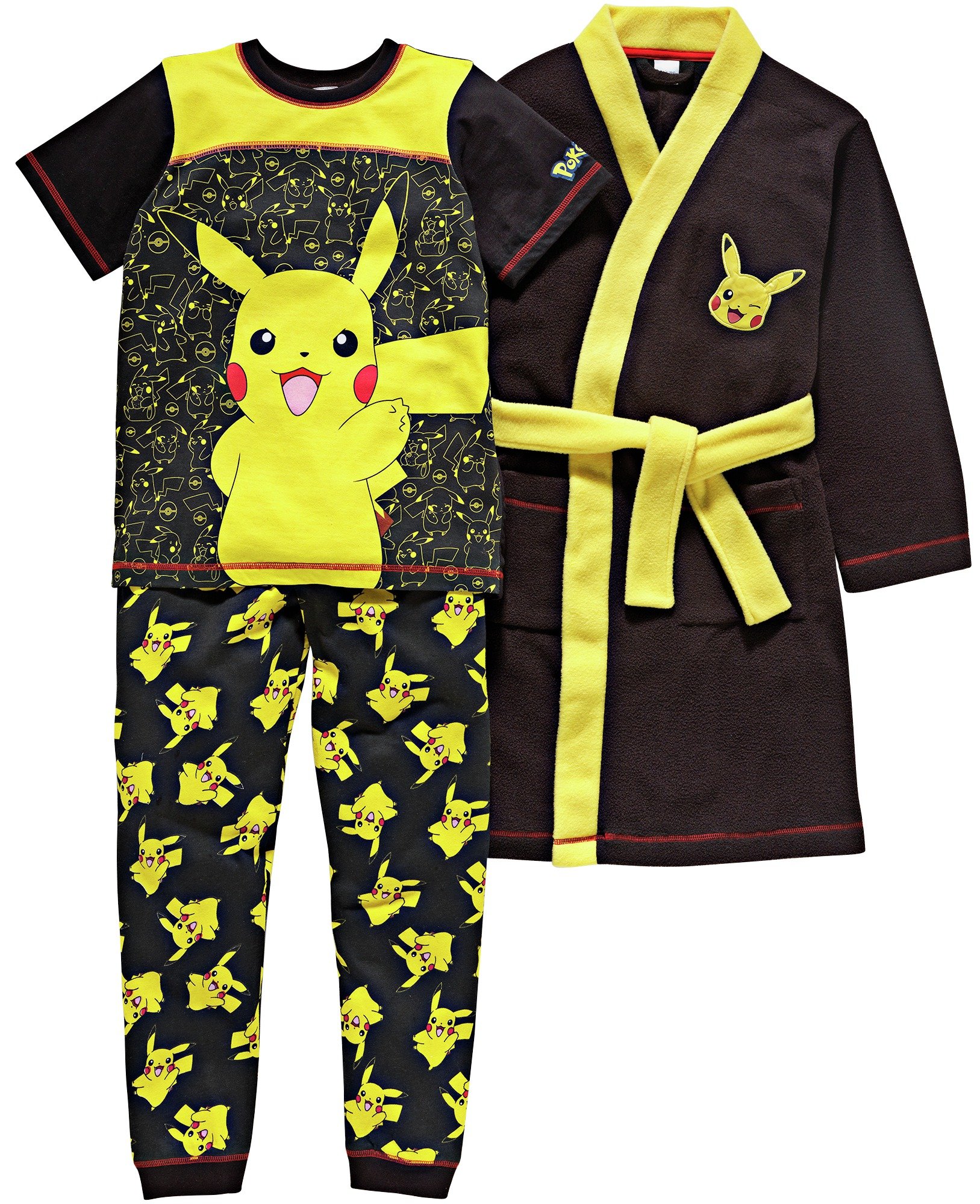 Pokemon Pyjamas and Robe Set - 5-6 Years