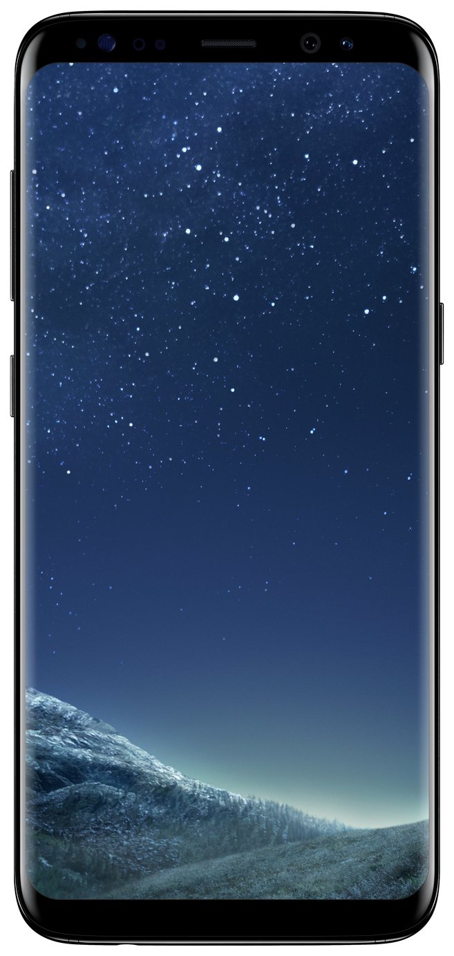 SIM Free Samsung Galaxy S8 64GB Mobile Phone- Midnight Black