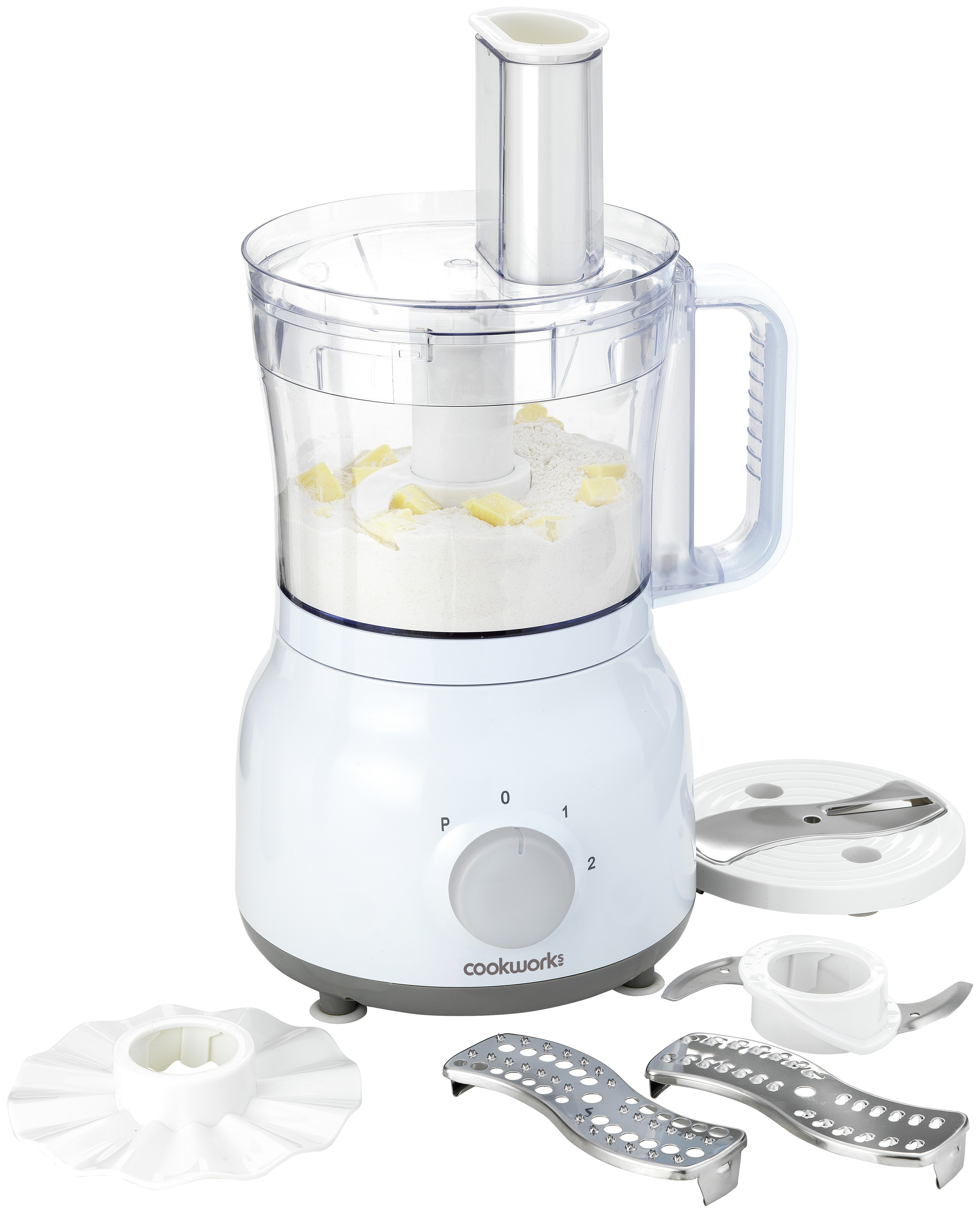 Cookworks Food Processor - Stainless Steel