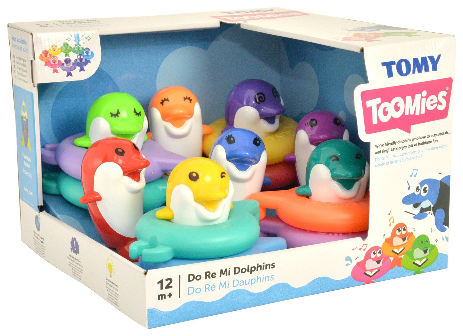 TOMY Toomies DoReMi Dolphins Bath Toy. Reviews