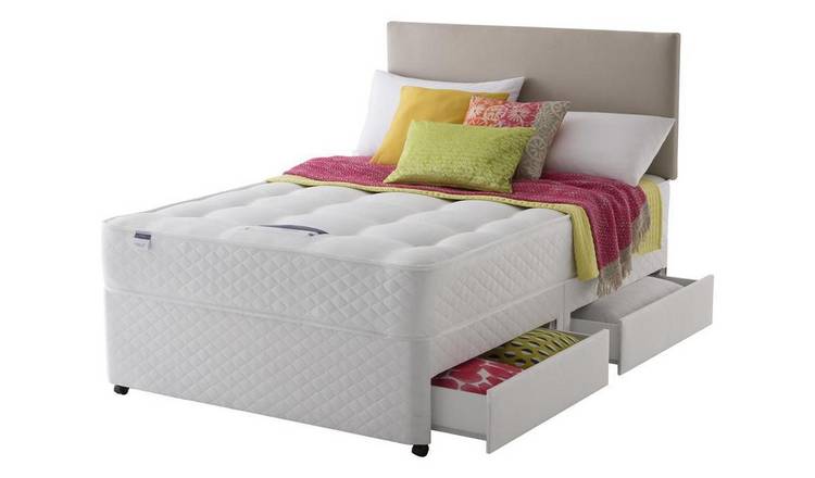 Buy Silentnight Mckenna Ortho 4 Drawer Divan Kingsize Divan