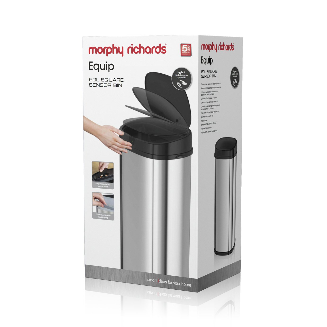 Morphy Richards 50 Litre Sensor Bin Reviews