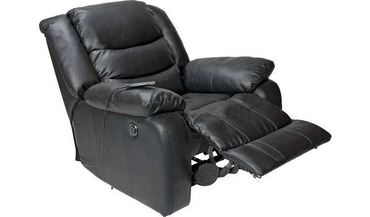 Black leather recliner chair argos new arrivals