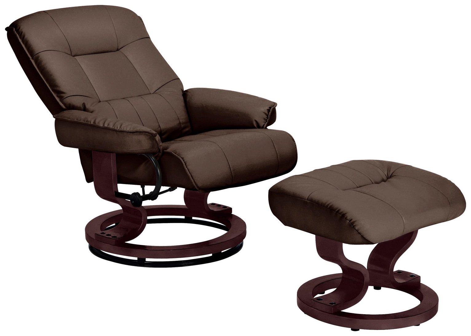 Argos Home Santos - Leather Eff - Recliner Chair/Footstool Reviews