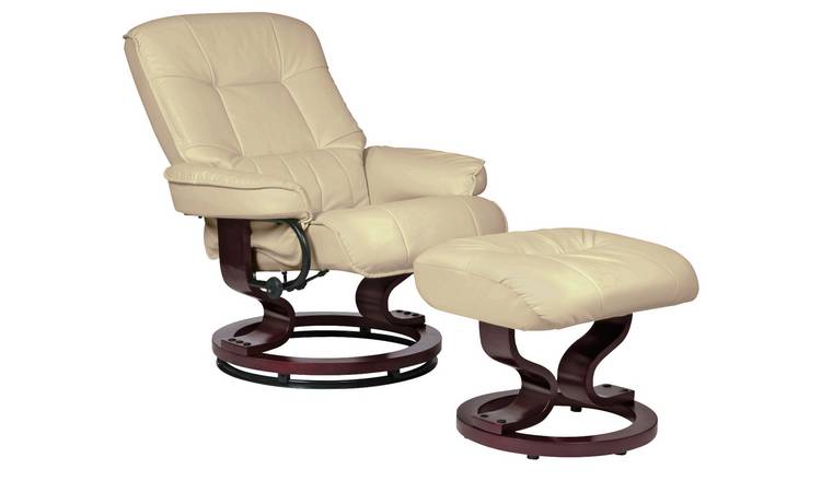 Buy Argos Home Santos Recliner Chair And Footstool Ivory