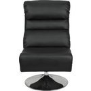 Buy Argos Home Costa Swivel Chair and Footstool - Black | Armchairs and