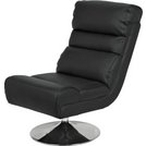 Buy Argos Home Costa Swivel Chair and Footstool - Black | Armchairs and