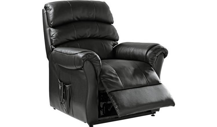 Small leather store recliner chair