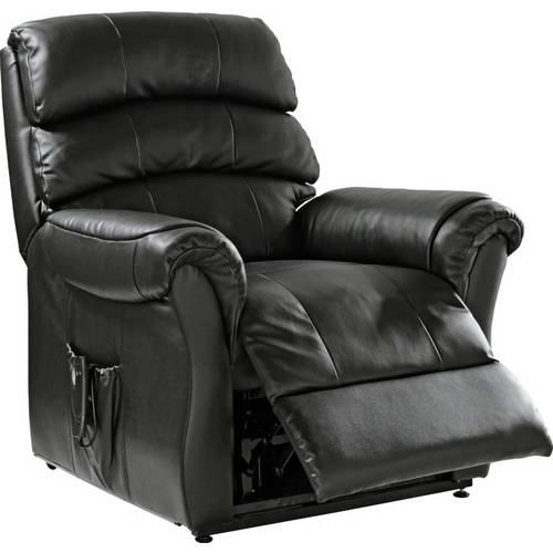 Buy Argos Home Warwick Leather Power Recliner Chair - Black | Armchairs ...