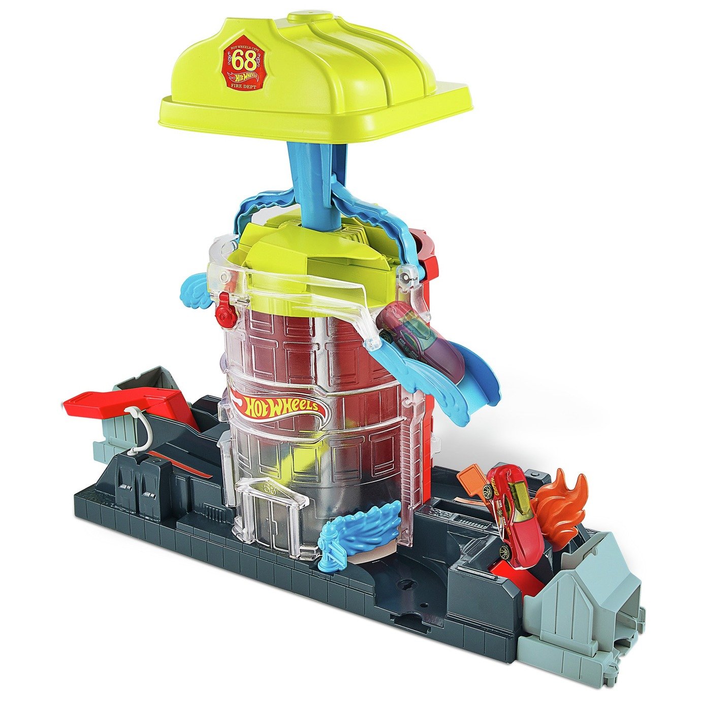 Hot Wheels City Fire House Rescue Playset Review